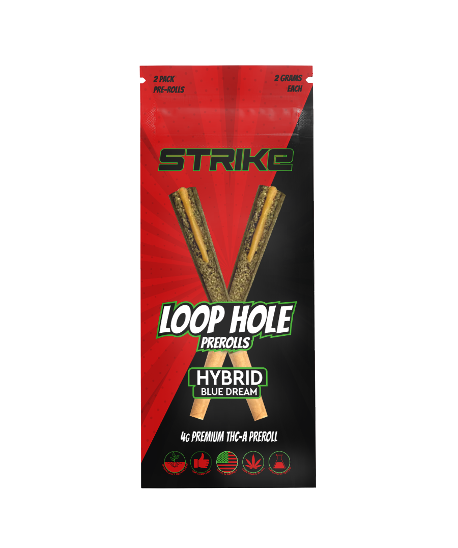 Strike Loop Hole 2 Pack 4G Premium THCA Preroll