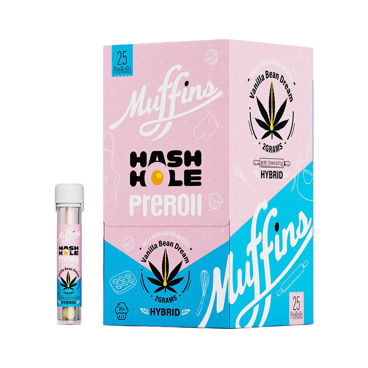 Muffins: Hash Hole Batter Infused 2g Pre-Roll