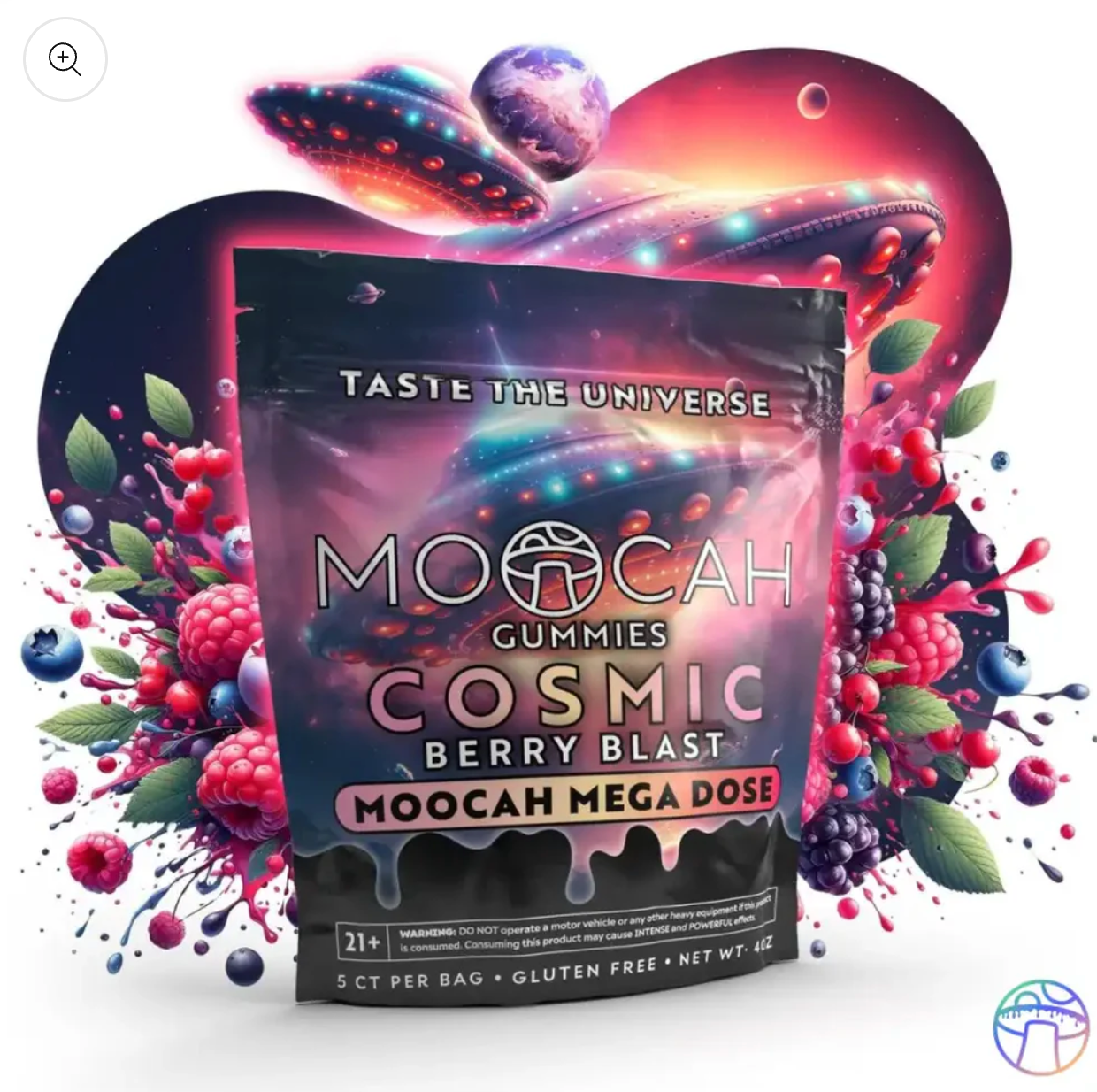 Moocah Mega Dose Mushroom Gummies
