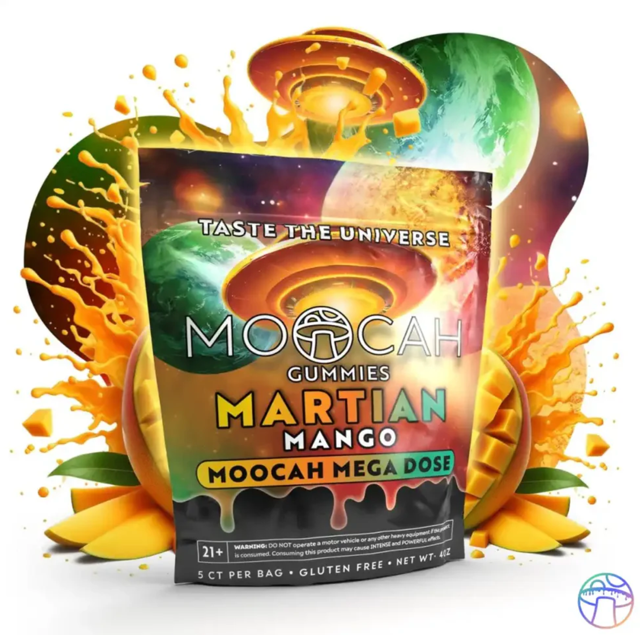 Moocah Mega Dose Mushroom Gummies
