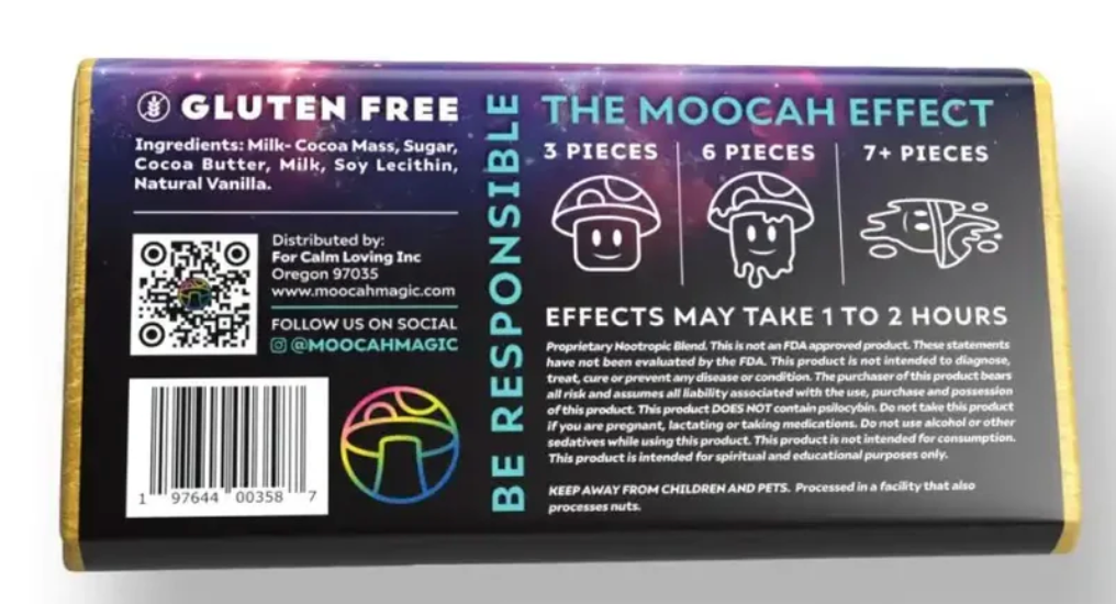 Moocah Microdose Mushroom Chocolate