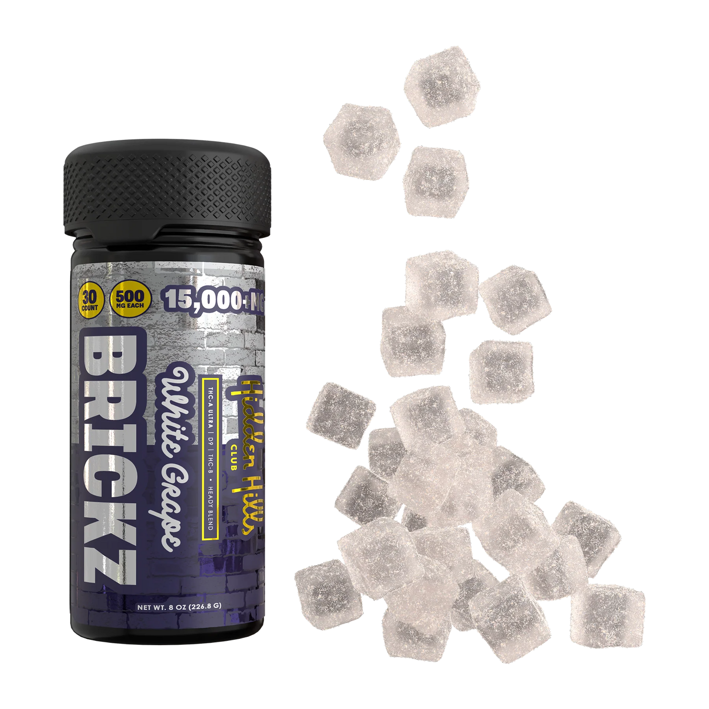 Brickz Hidden Hills- Heady Blend 15000mg 30ct