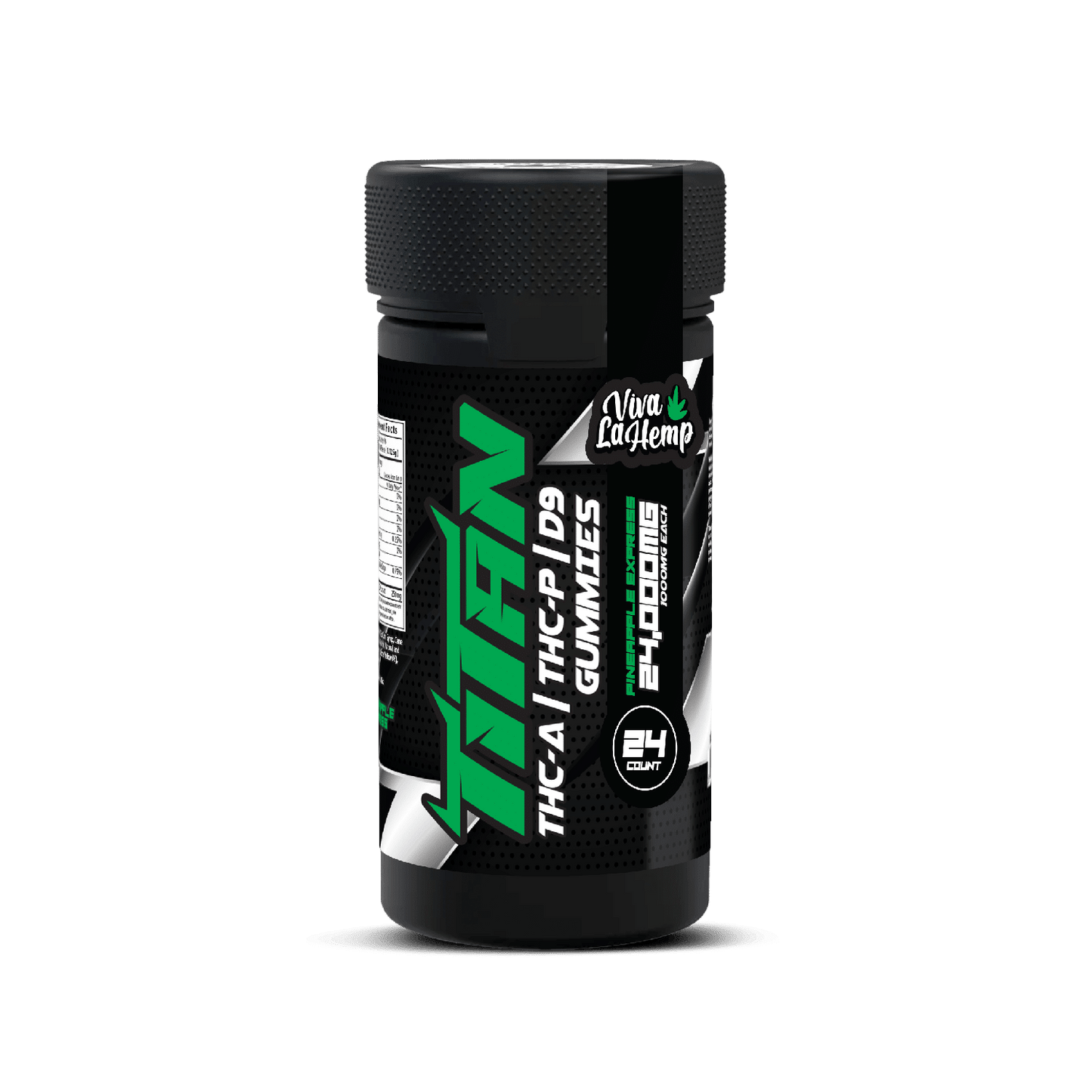 Titan Viva La Hemp 24,000mg / 1,000mg gummy 24ct