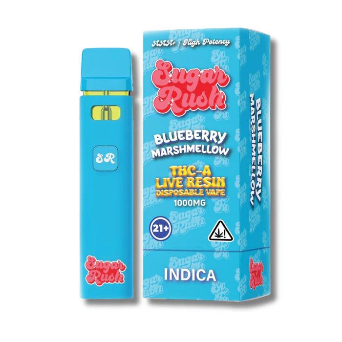 Sugar Rush 1g THCA Live Resin Disposable Vape