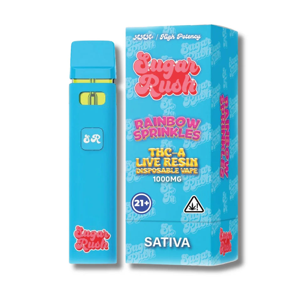 Sugar Rush 1g THCA Live Resin Disposable Vape