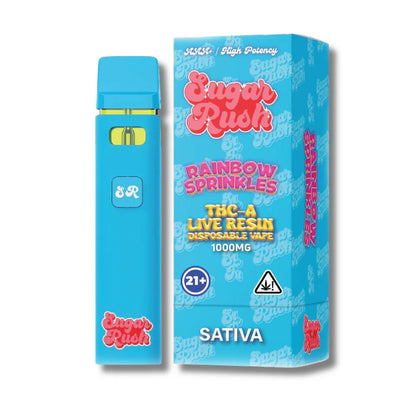 Sugar Rush 1g THCA Live Resin Disposable Vape
