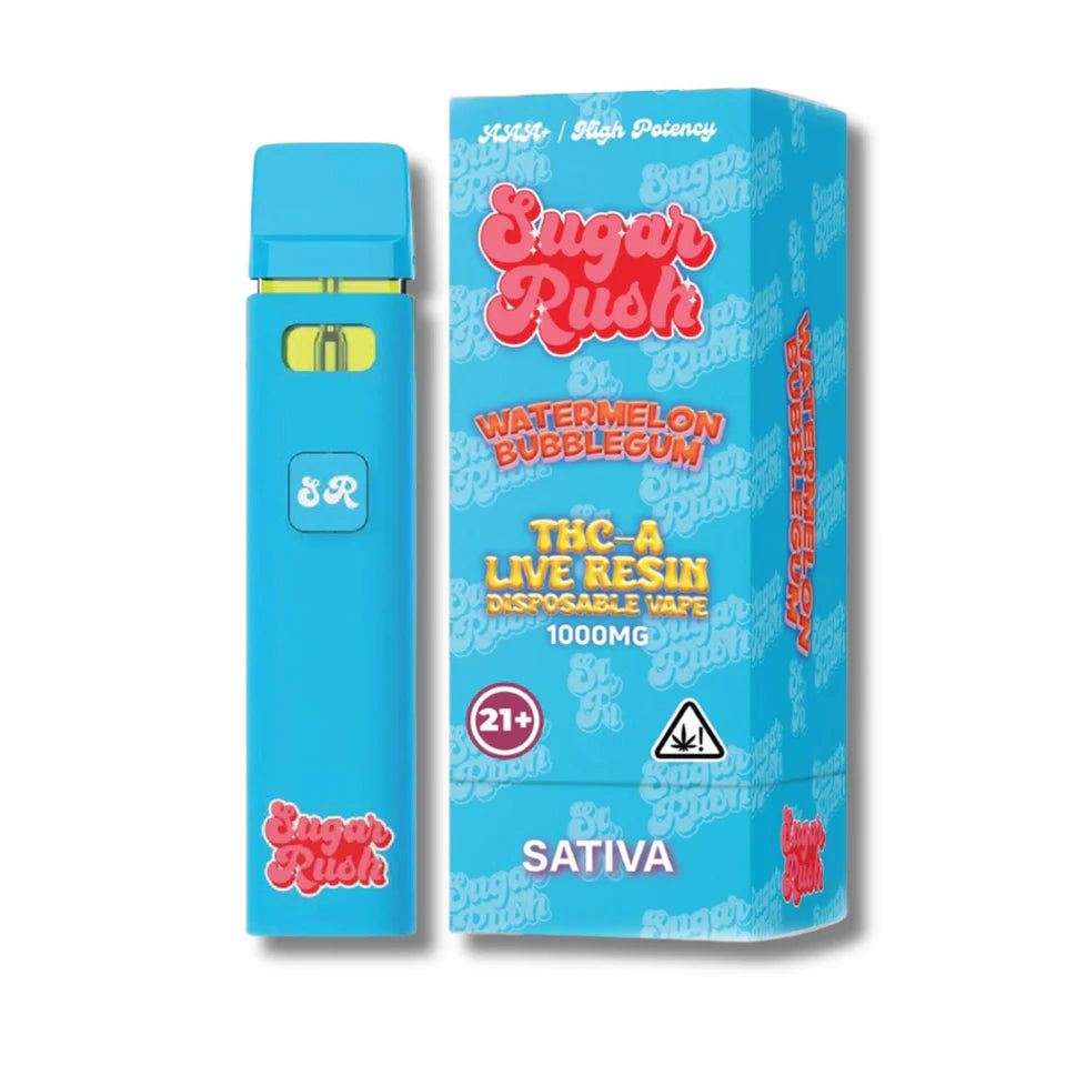 Sugar Rush 1g THCA Live Resin Disposable Vape