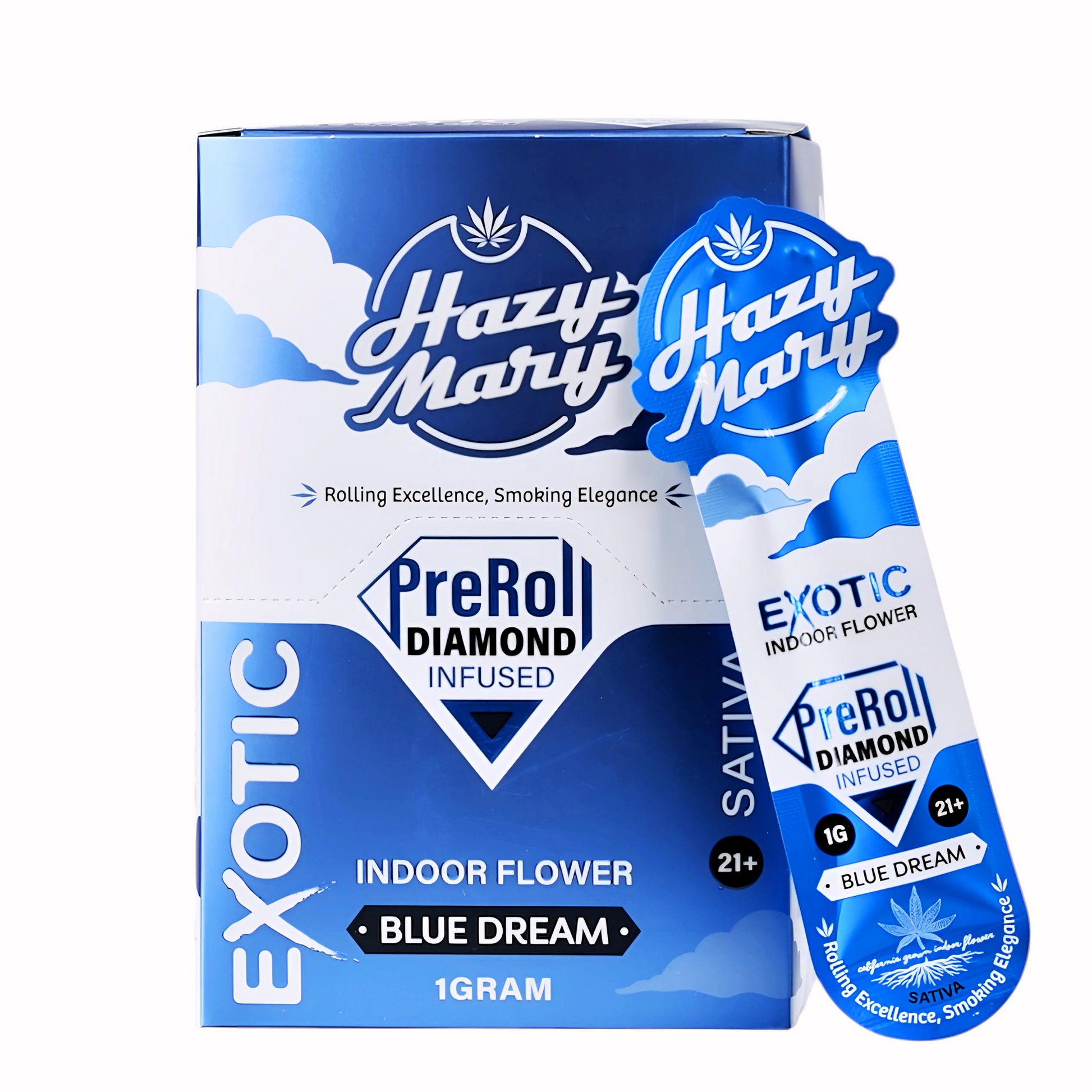 Hazy Mary 1G Exotic Diamond Infused THCA Pre-Rolls