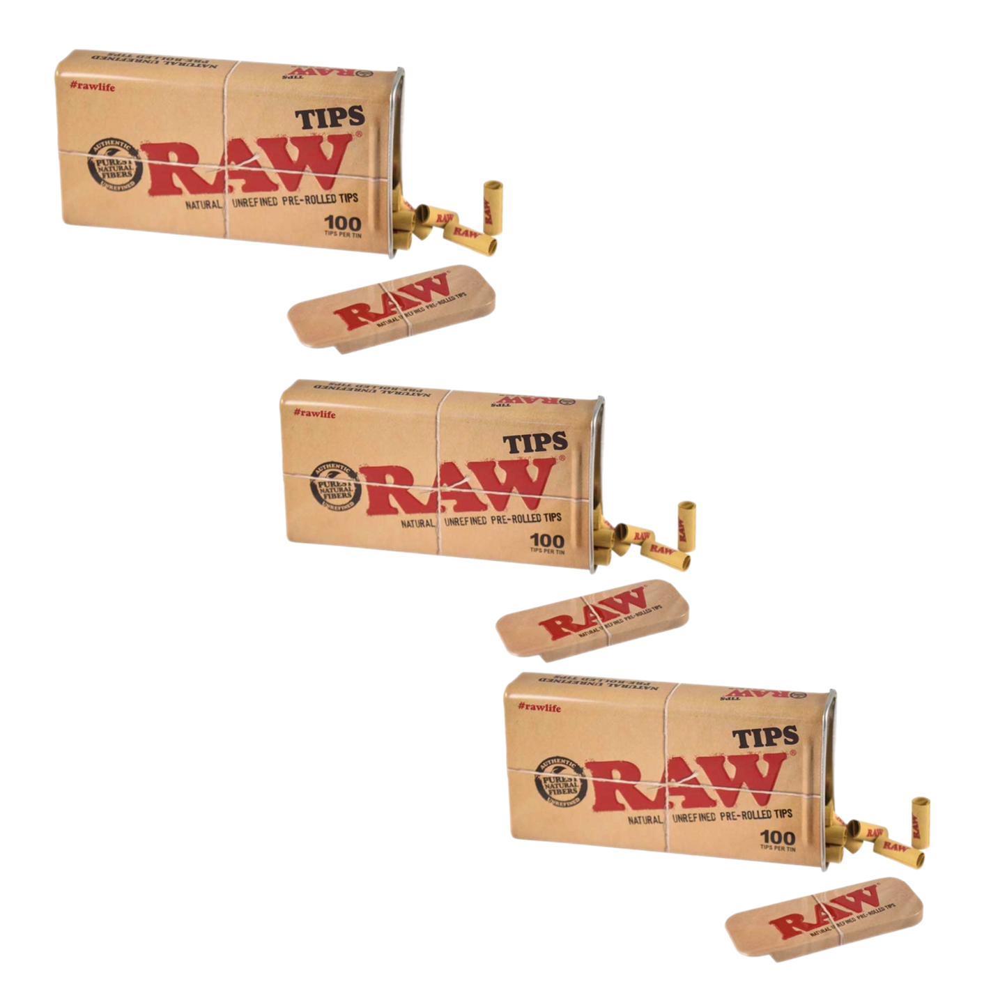 Raw 100 Filters Pre-Rolled Pack