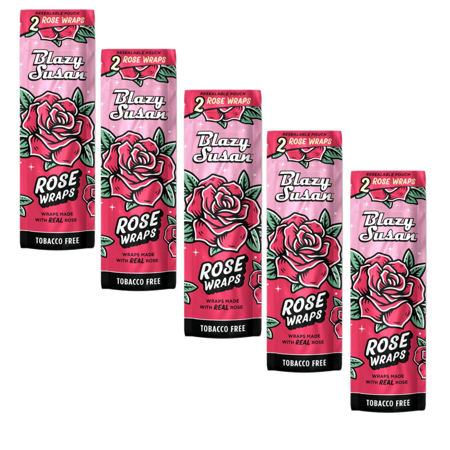 Blazy Susan Rose Wraps 5 pack / 10 cones