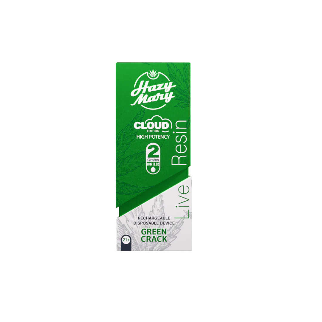 Hazy Mary Live Resin Cloud Edition 2g Vape – Top Class