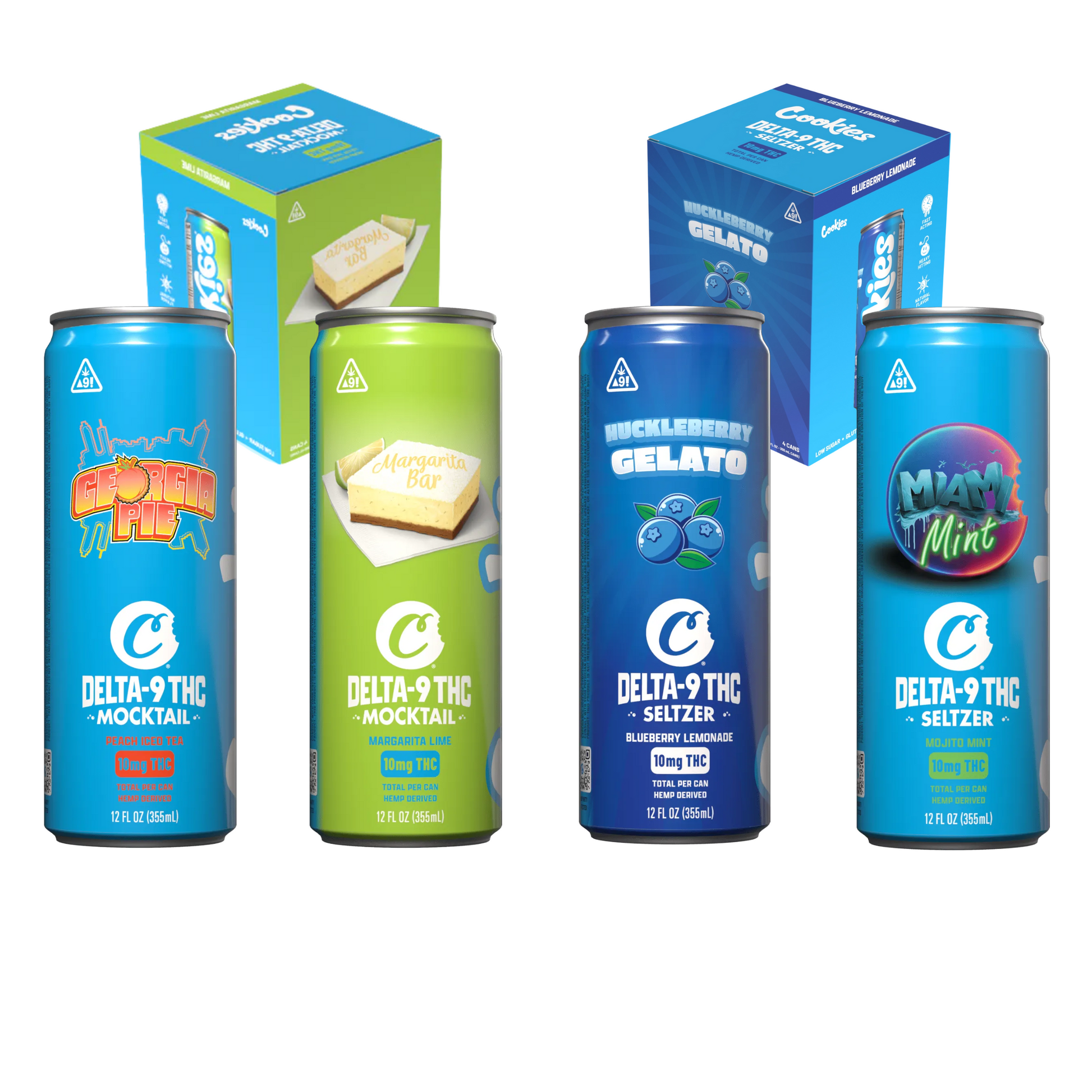 Cookies Seltzer 10mg D9/THC (4-Pack)