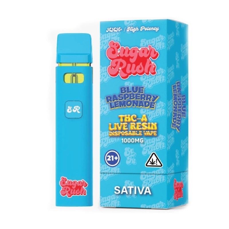 Sugar Rush 1g THCA Live Resin Disposable Vape