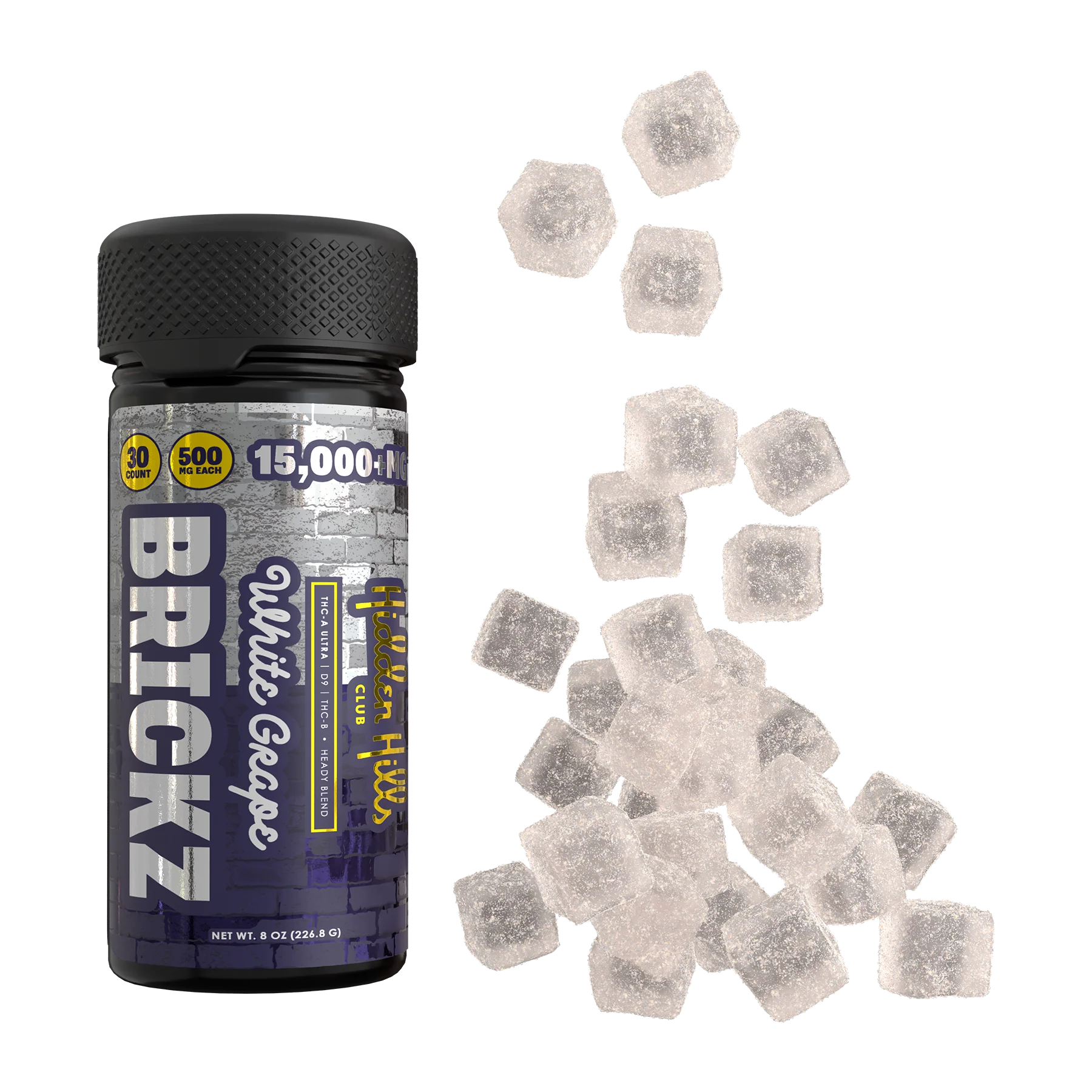Brickz Hidden Hills- Heady Blend 15000mg 30ct