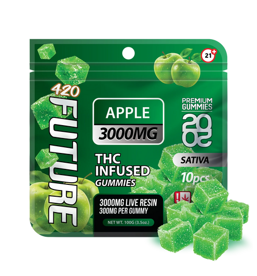420Future Live Resin Infused Gummies- 10ct / 3000mg