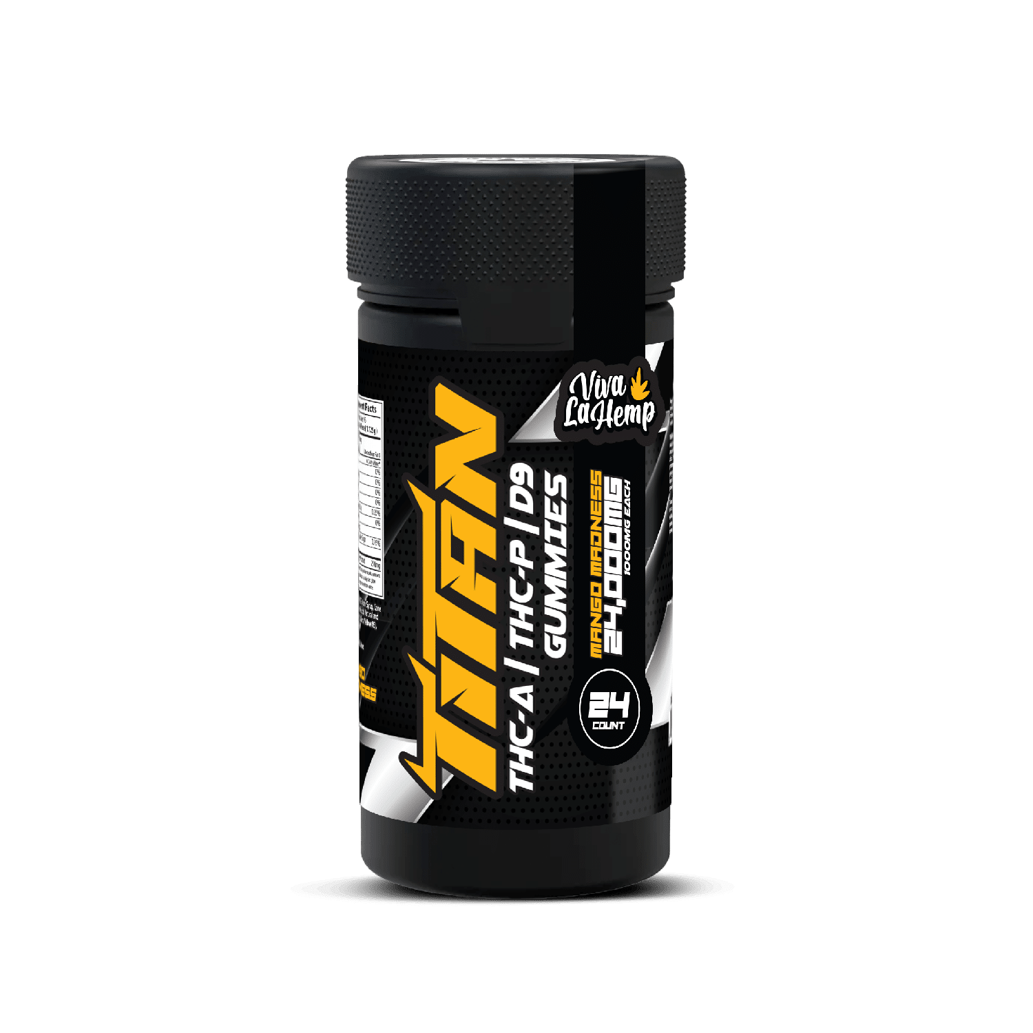 Titan Viva La Hemp 24,000mg / 1,000mg gummy 24ct