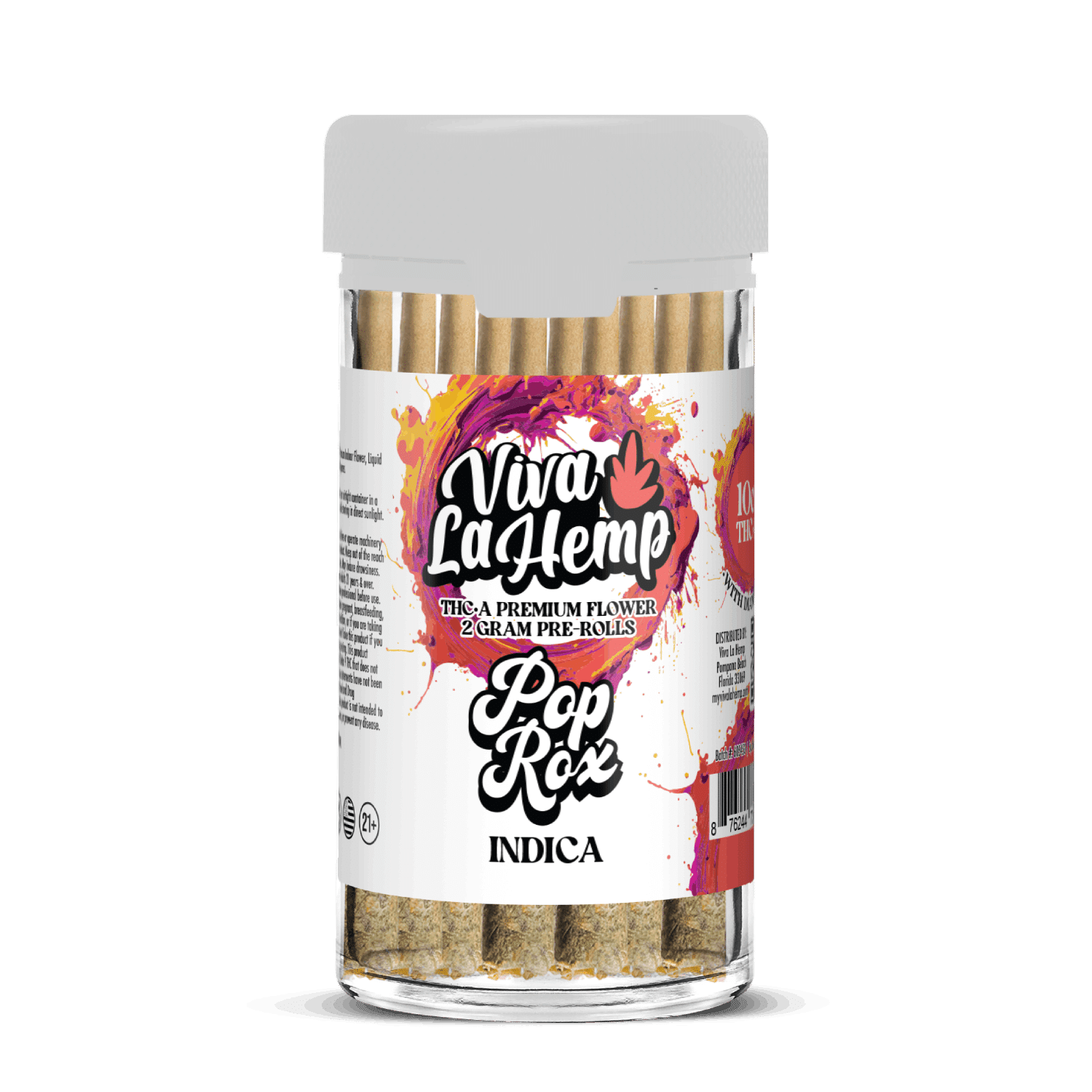 THC-A Snow Cone 10 Ct Jars- Viva La Hemp